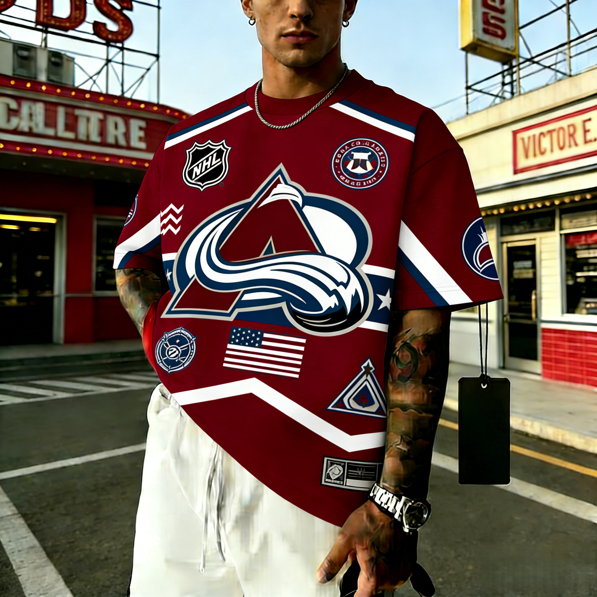 Unisex  "Colorado Avalanche"  Inspired Trendy T-shirt