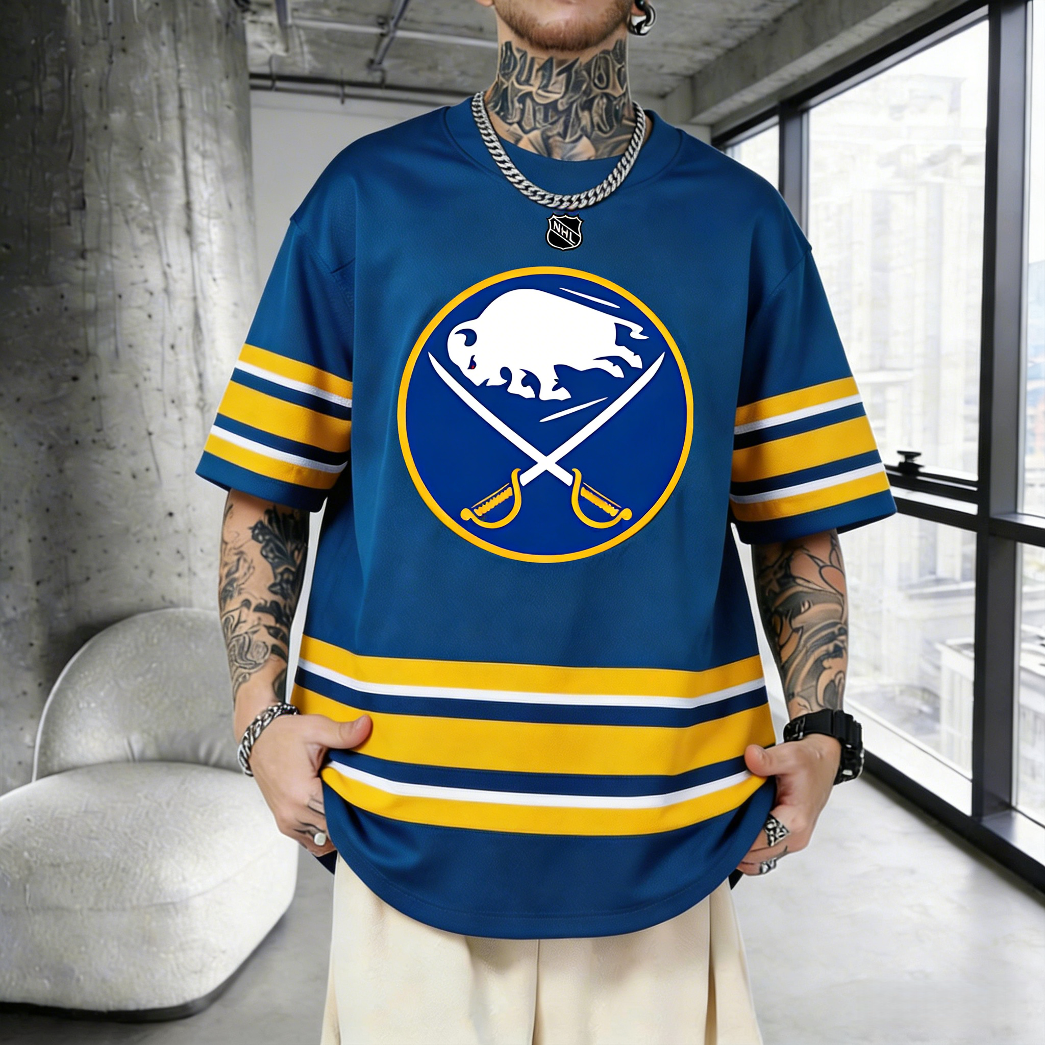 Unisex  "Buffalo sabres "  Inspired Trendy T-shirt