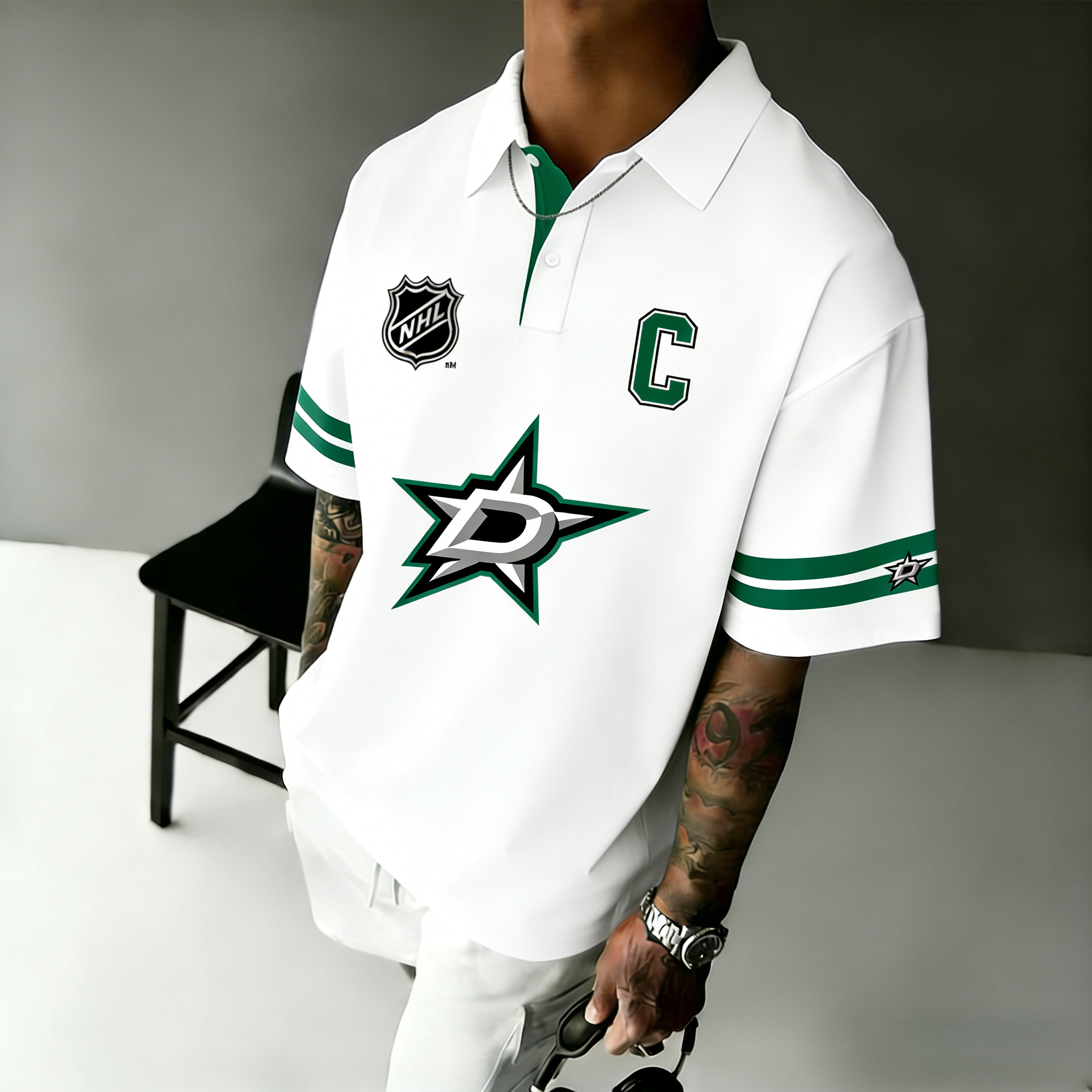Dallas Stars “C” premium polo shirt