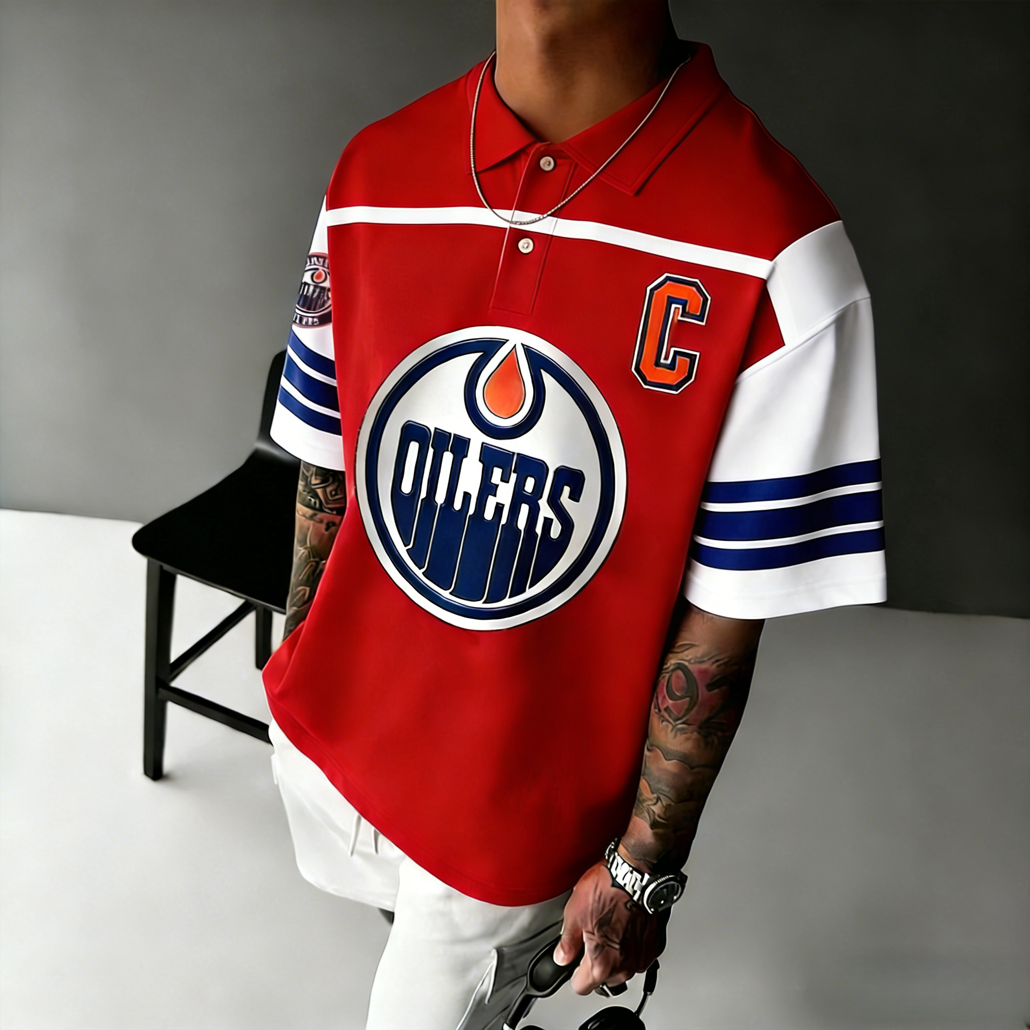Edmonton Oilers Captain "C" Polo Shirt