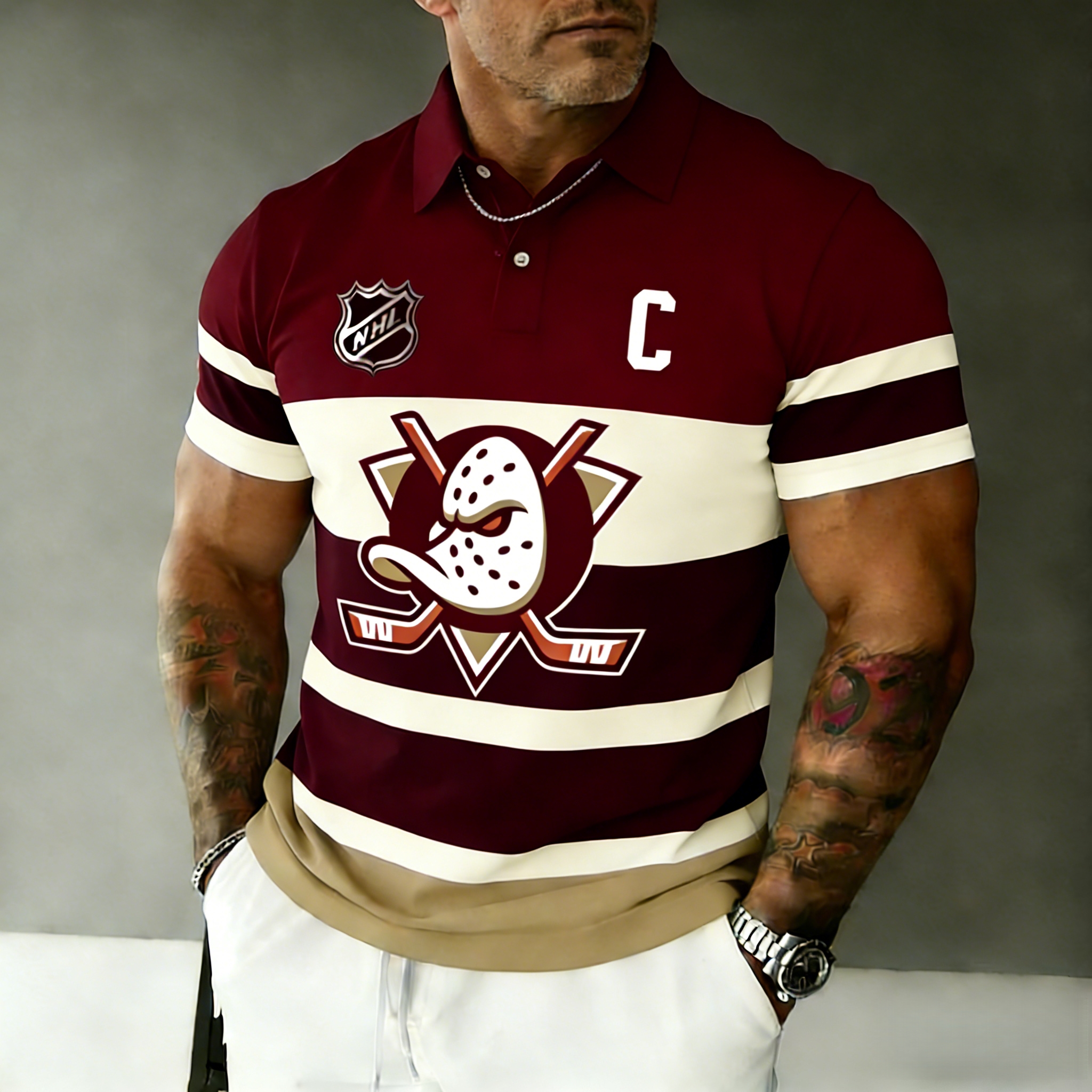 Anaheim Ducks captain's polo shirt