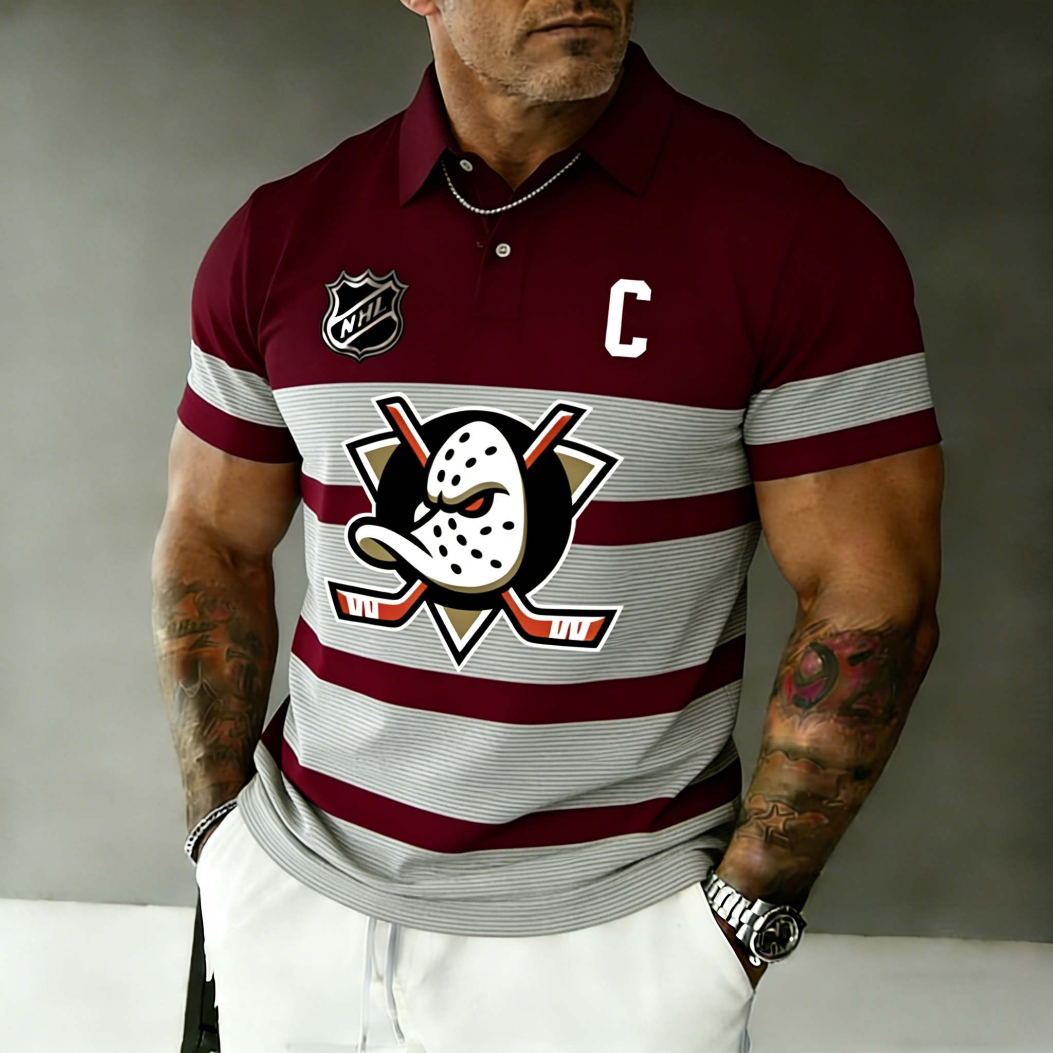 Anaheim Ducks captain's polo shirt