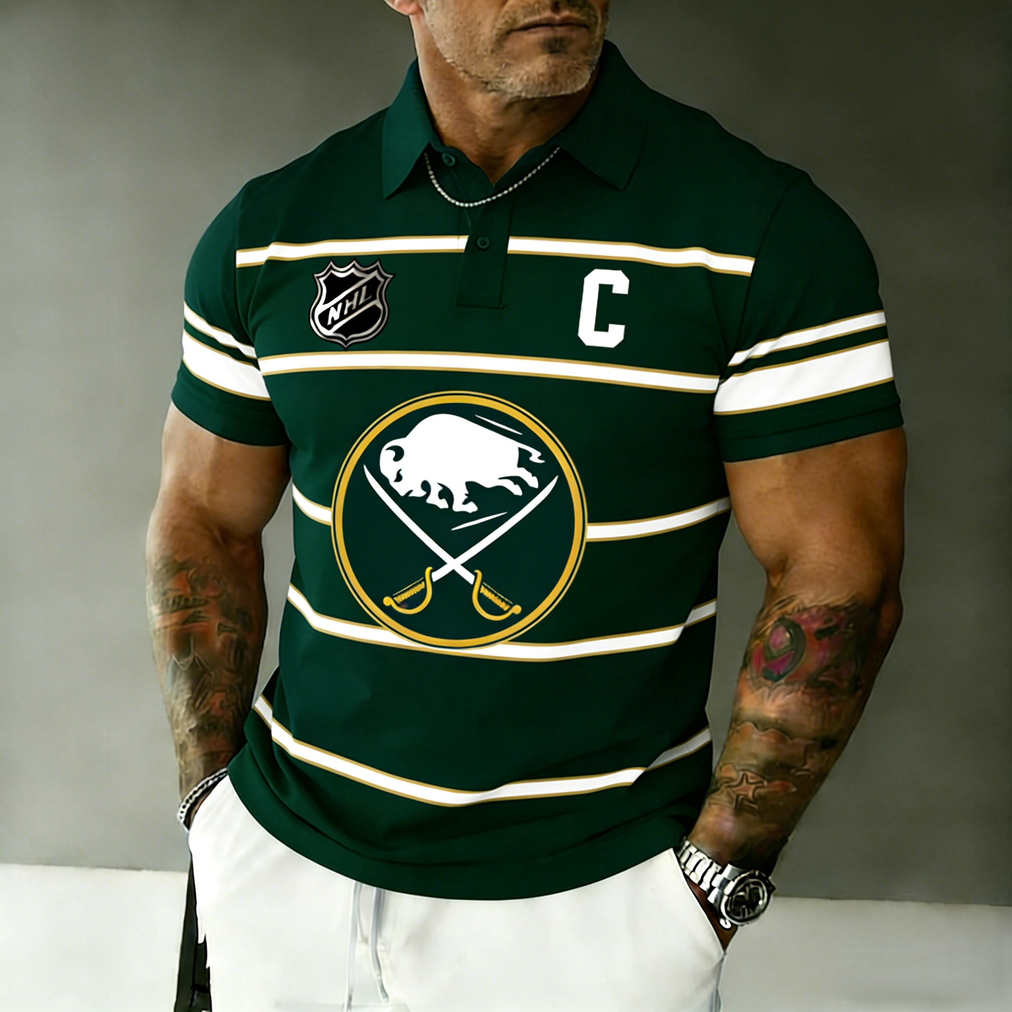 Buffalo Sabres captain's polo shirt