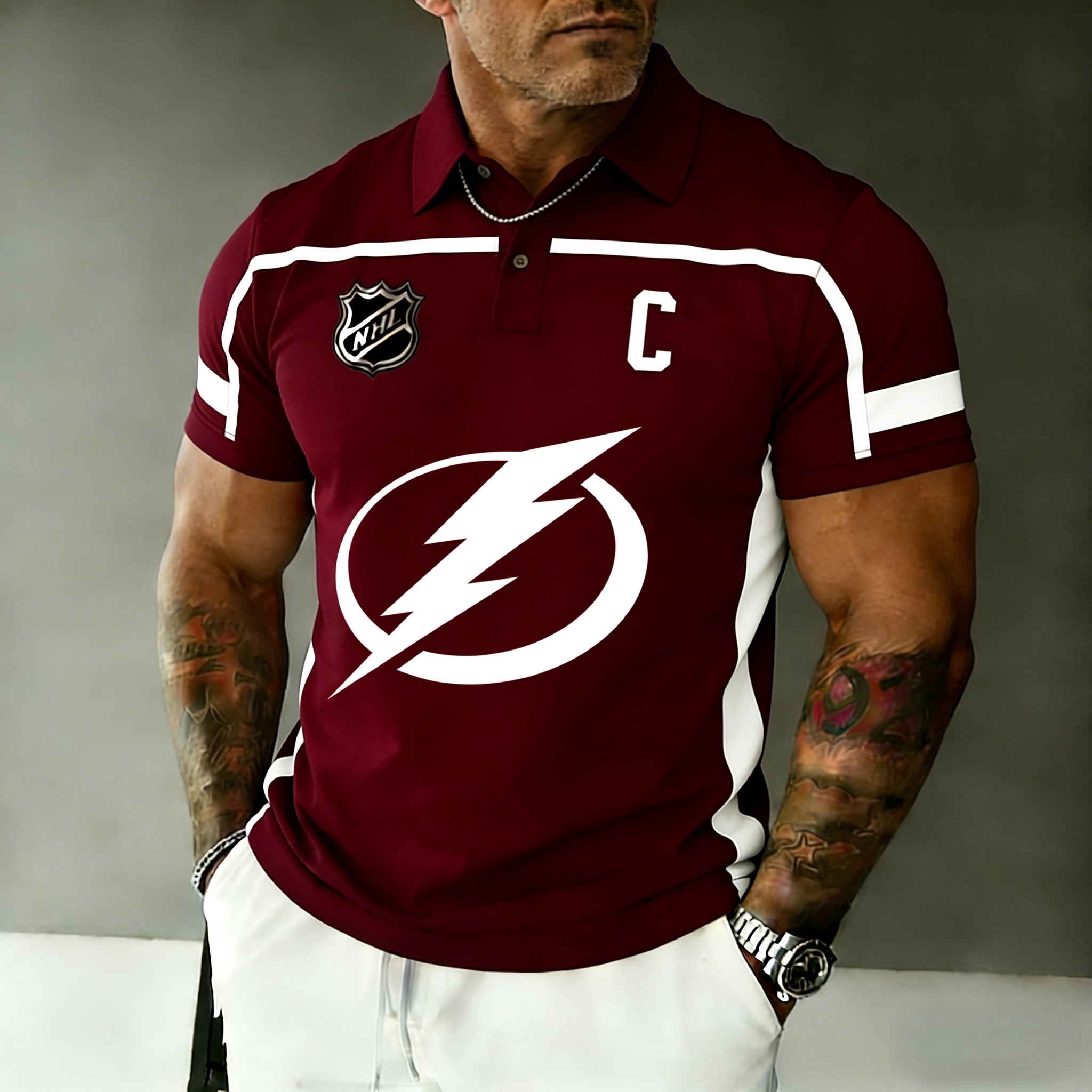Tampa Bay Lightning Captain Polo Shirt