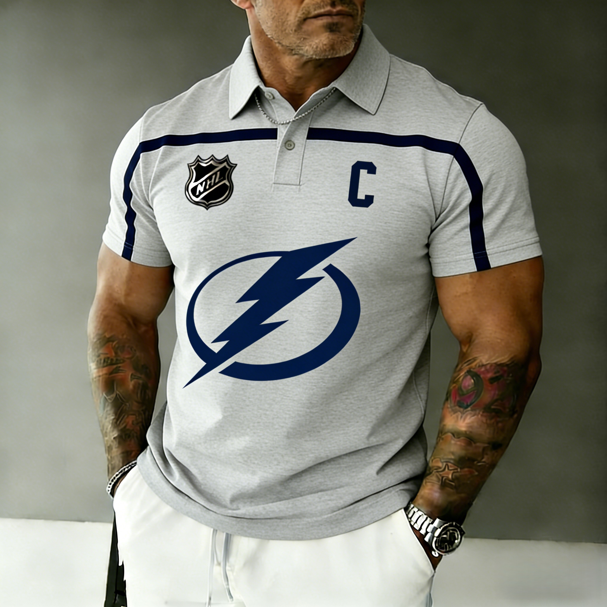 Tampa Bay Lightning Captain Polo Shirt