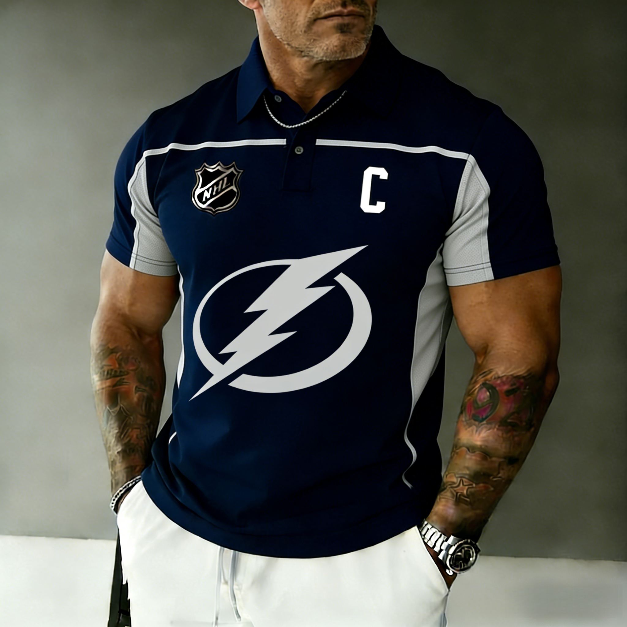 Tampa Bay Lightning Captain Polo Shirt