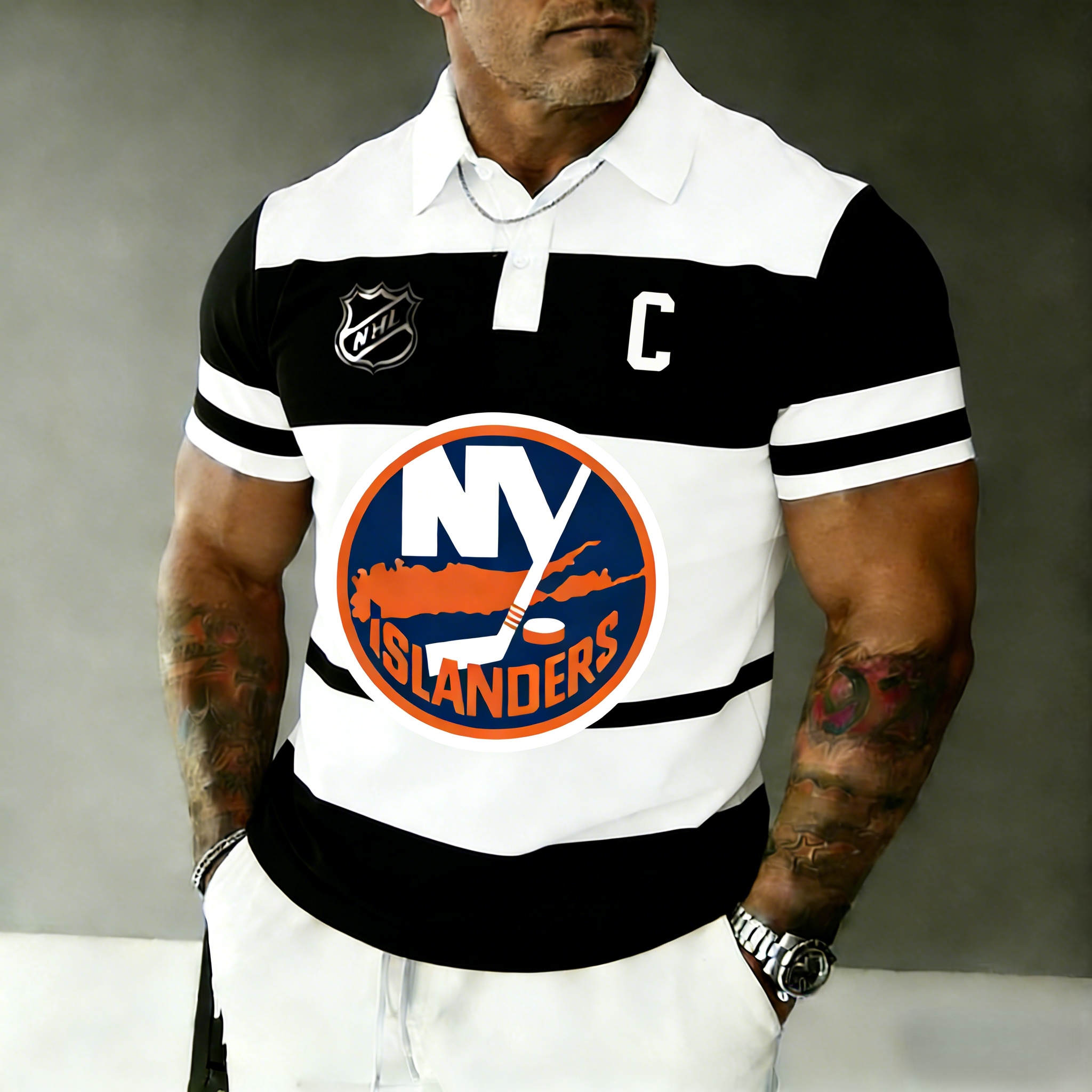 New York Islanders captain's polo shirt