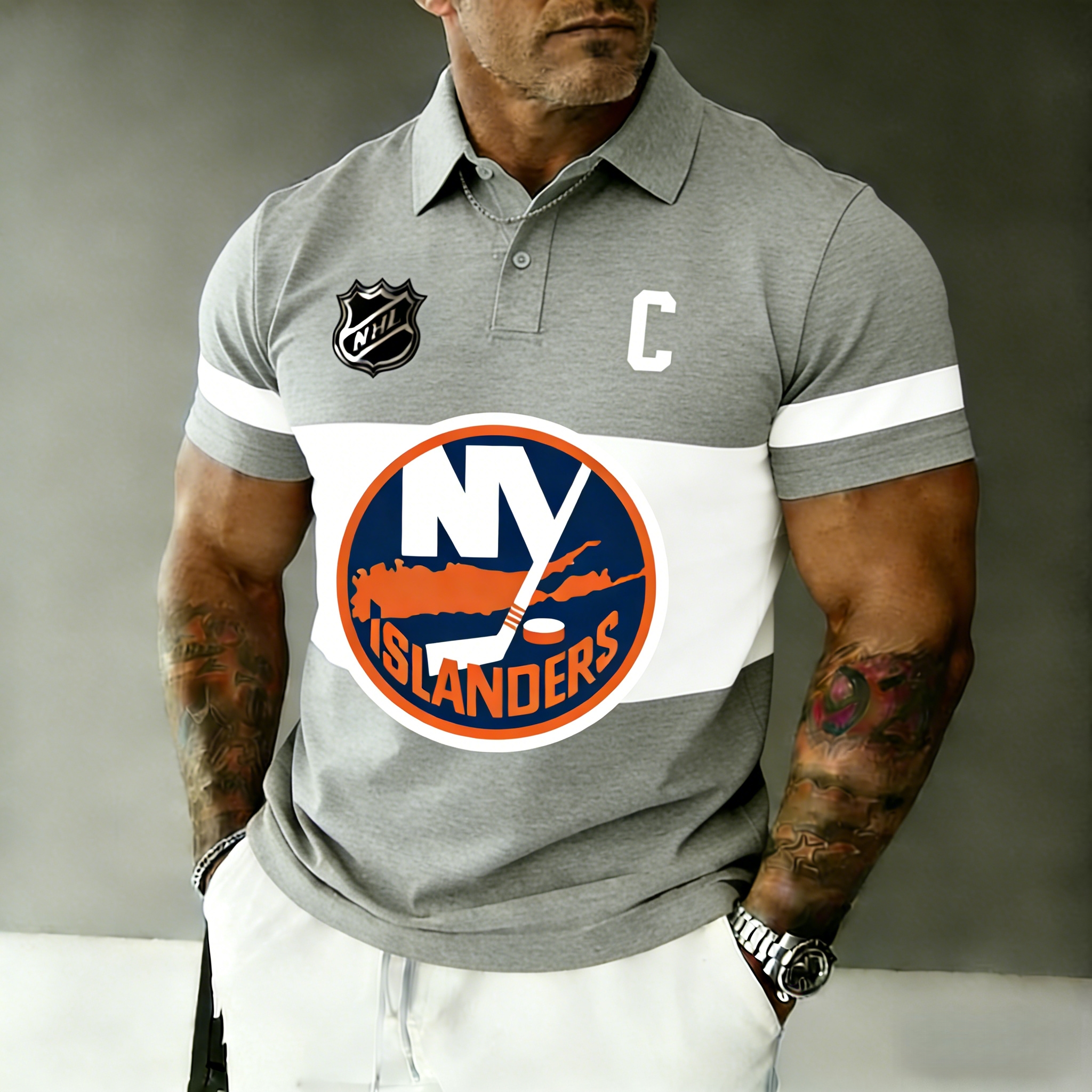 New York Islanders captain's polo shirt