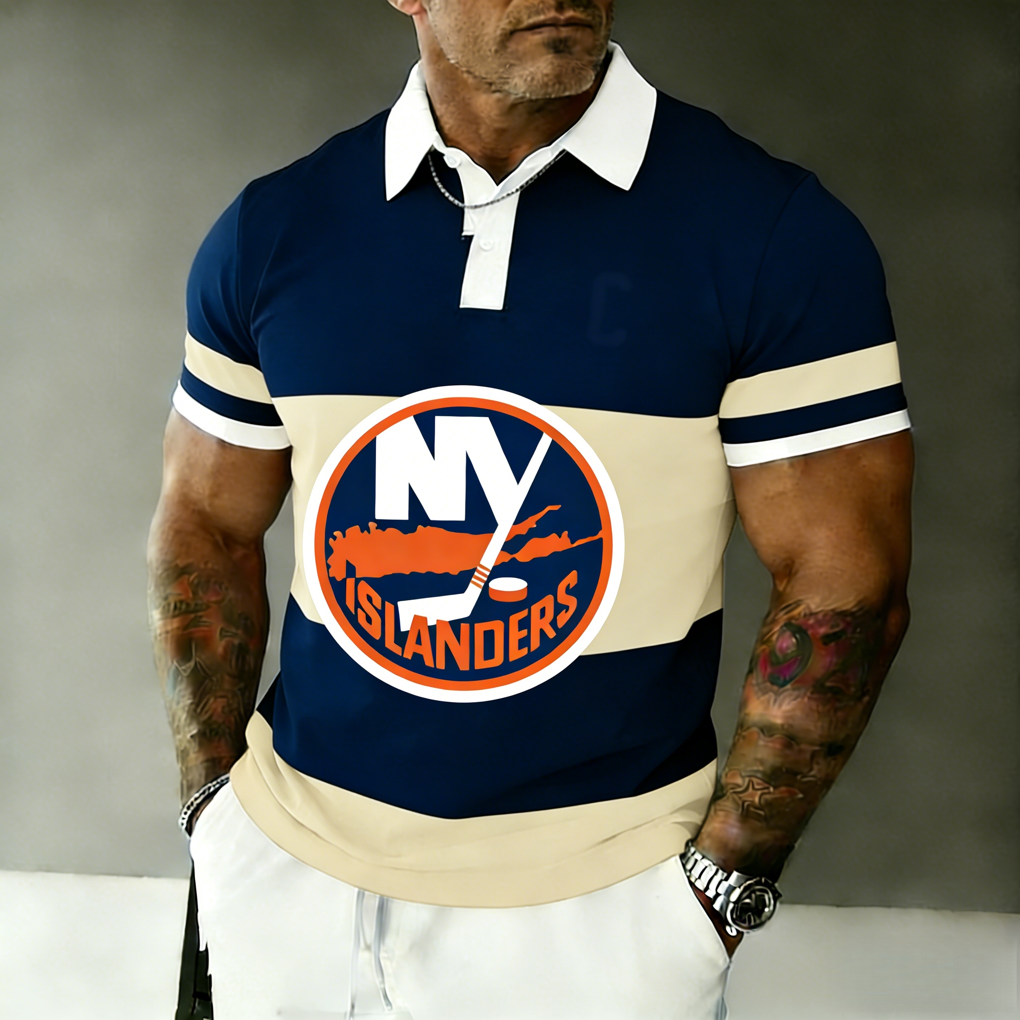 New York Islanders captain's polo shirt