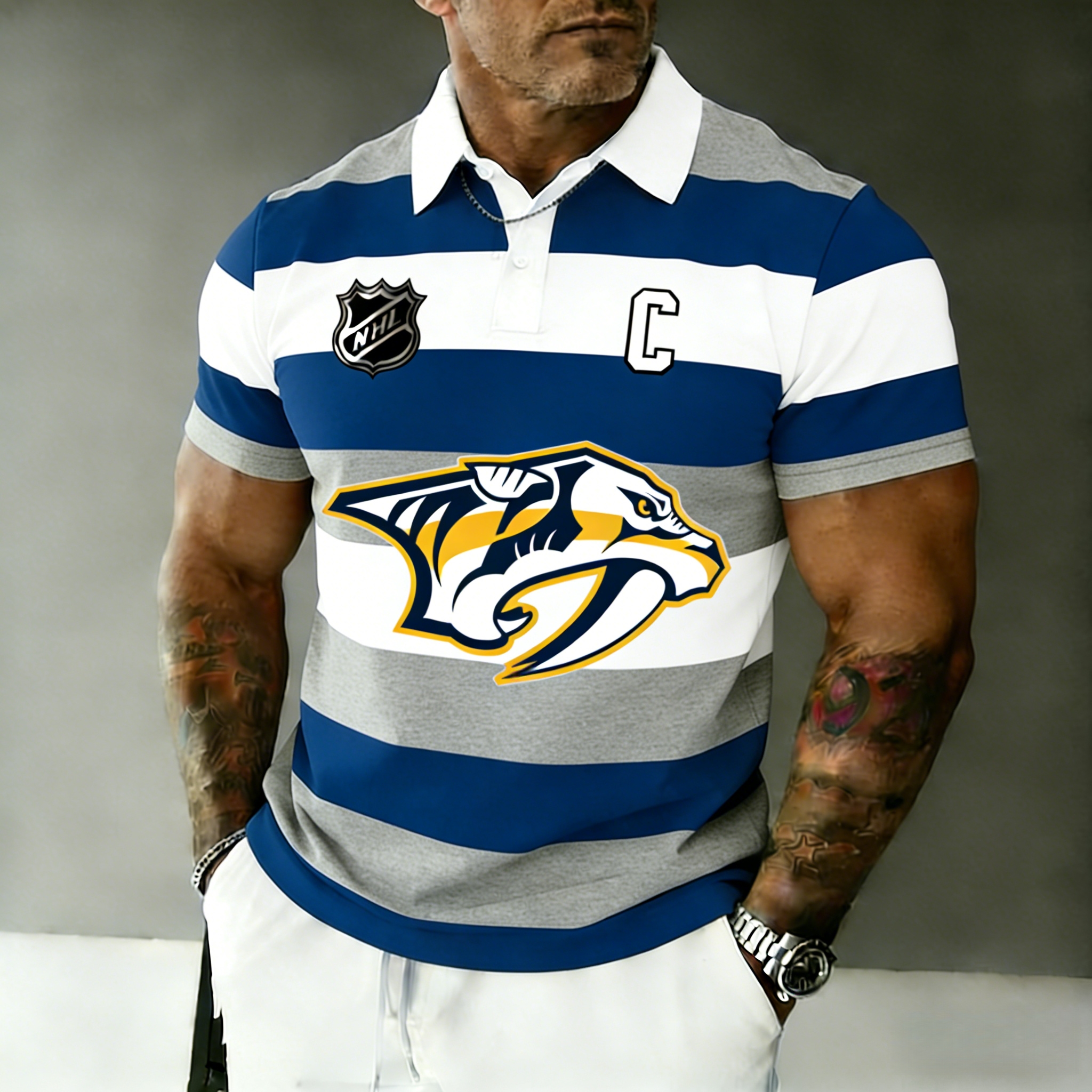 Nashville Predators captain's polo shirt