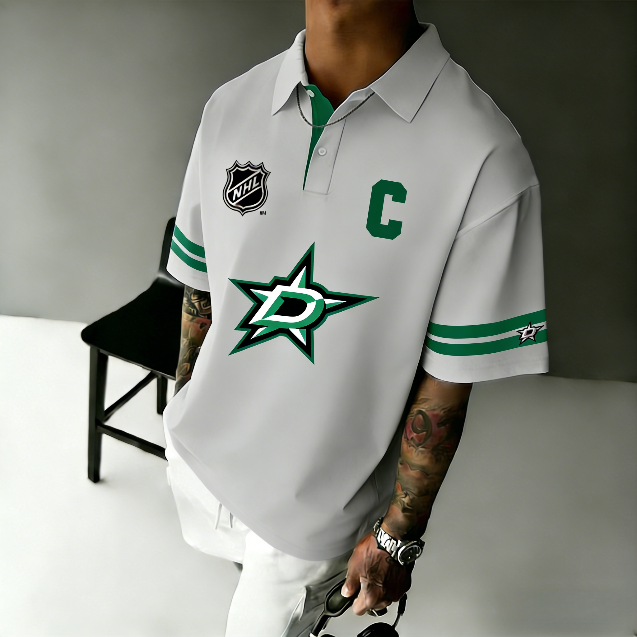 Dallas Stars “C” premium polo shirt