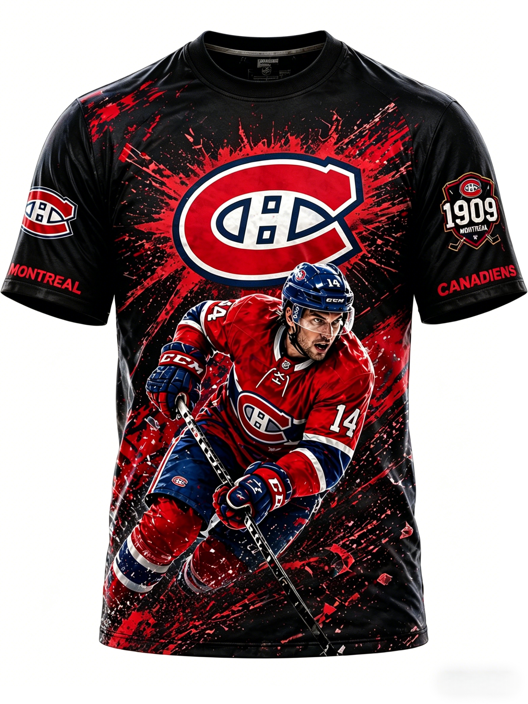 Unisex"Montreal Canadiens"Inspired Trendy T-shirt
