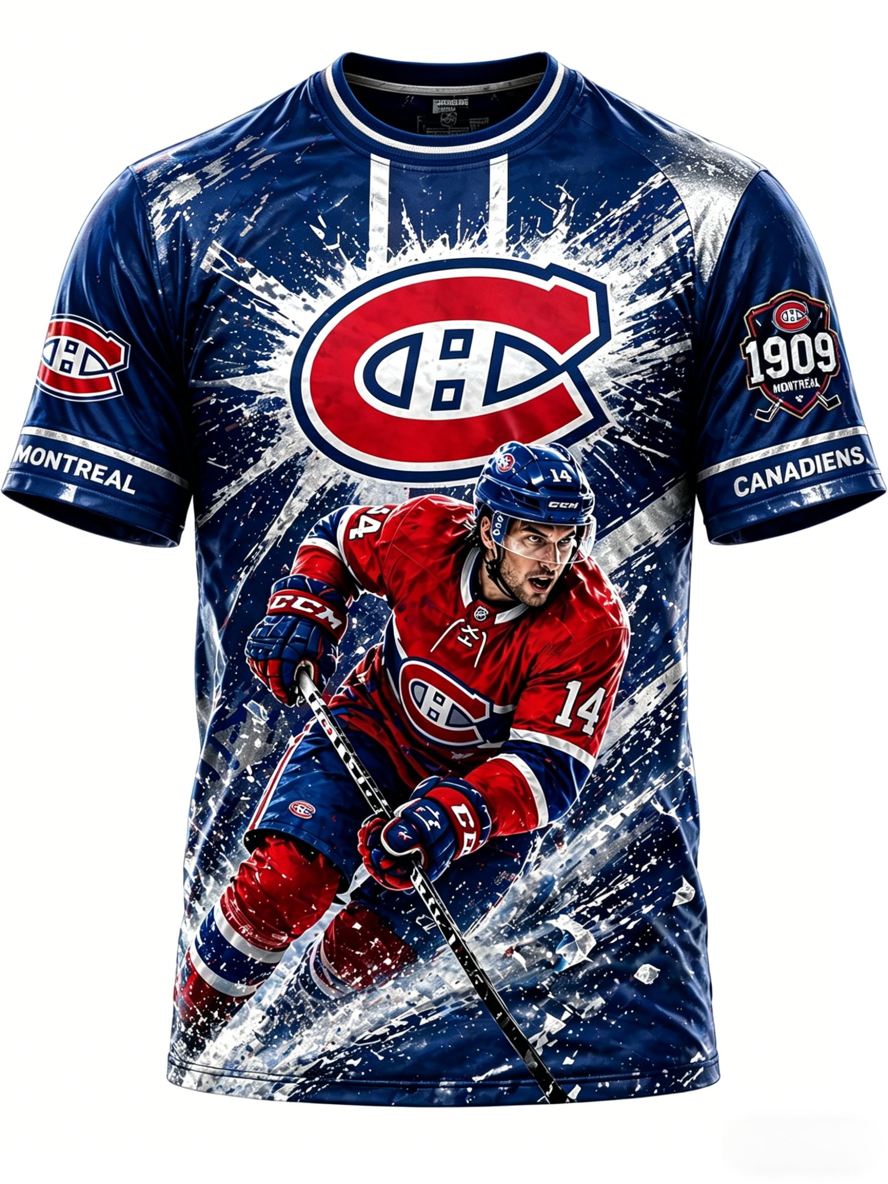 Unisex"Montreal Canadiens"Inspired Trendy T-shirt