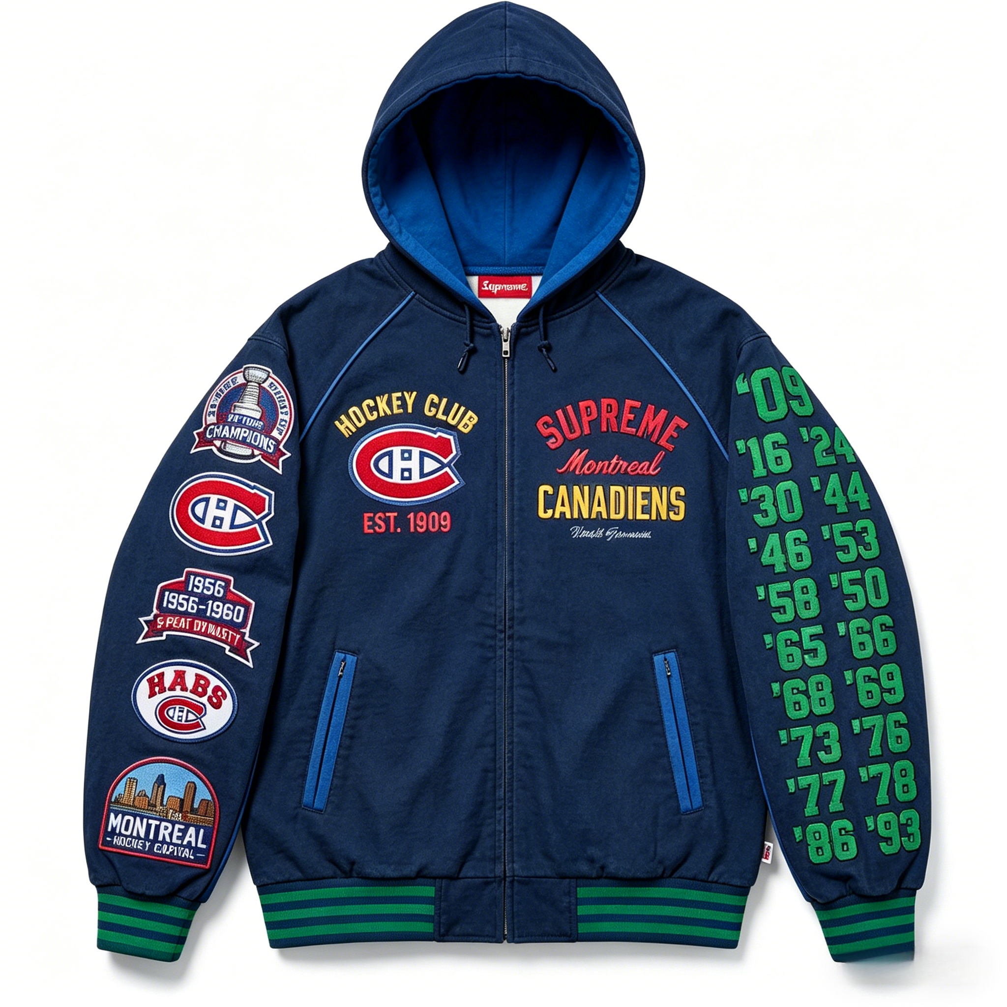 Unisex "Montreal canadiens " Graphic Streetwear Vintage Plush Hoodie