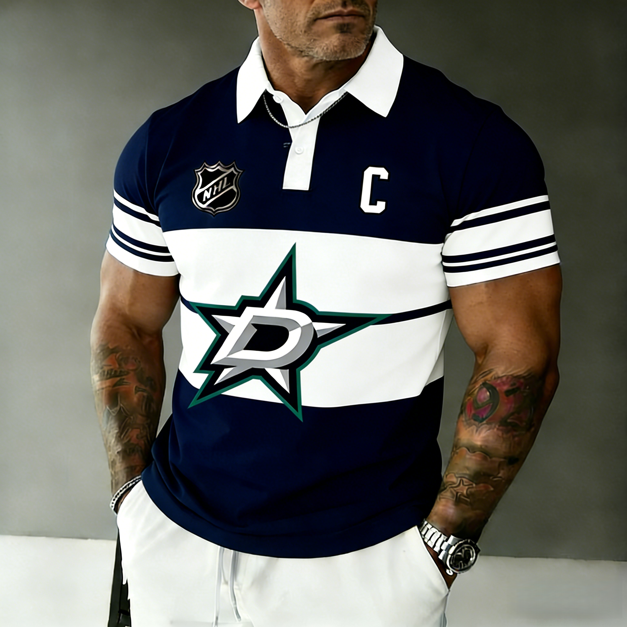 Dallas Stars captain's polo shirt