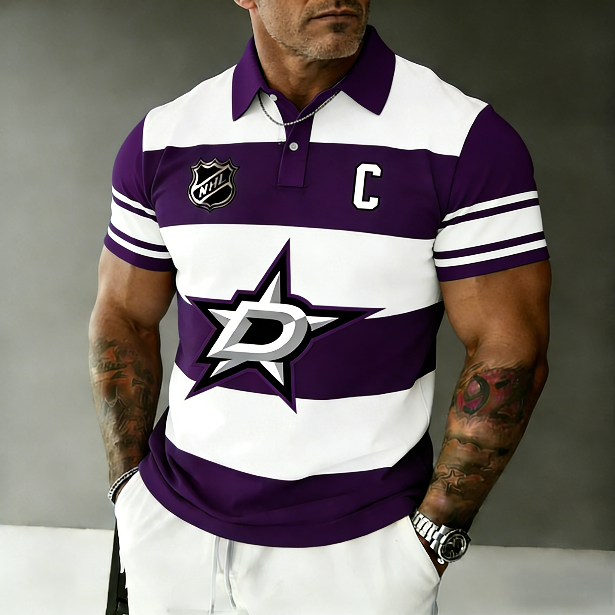 Dallas Stars captain's polo shirt