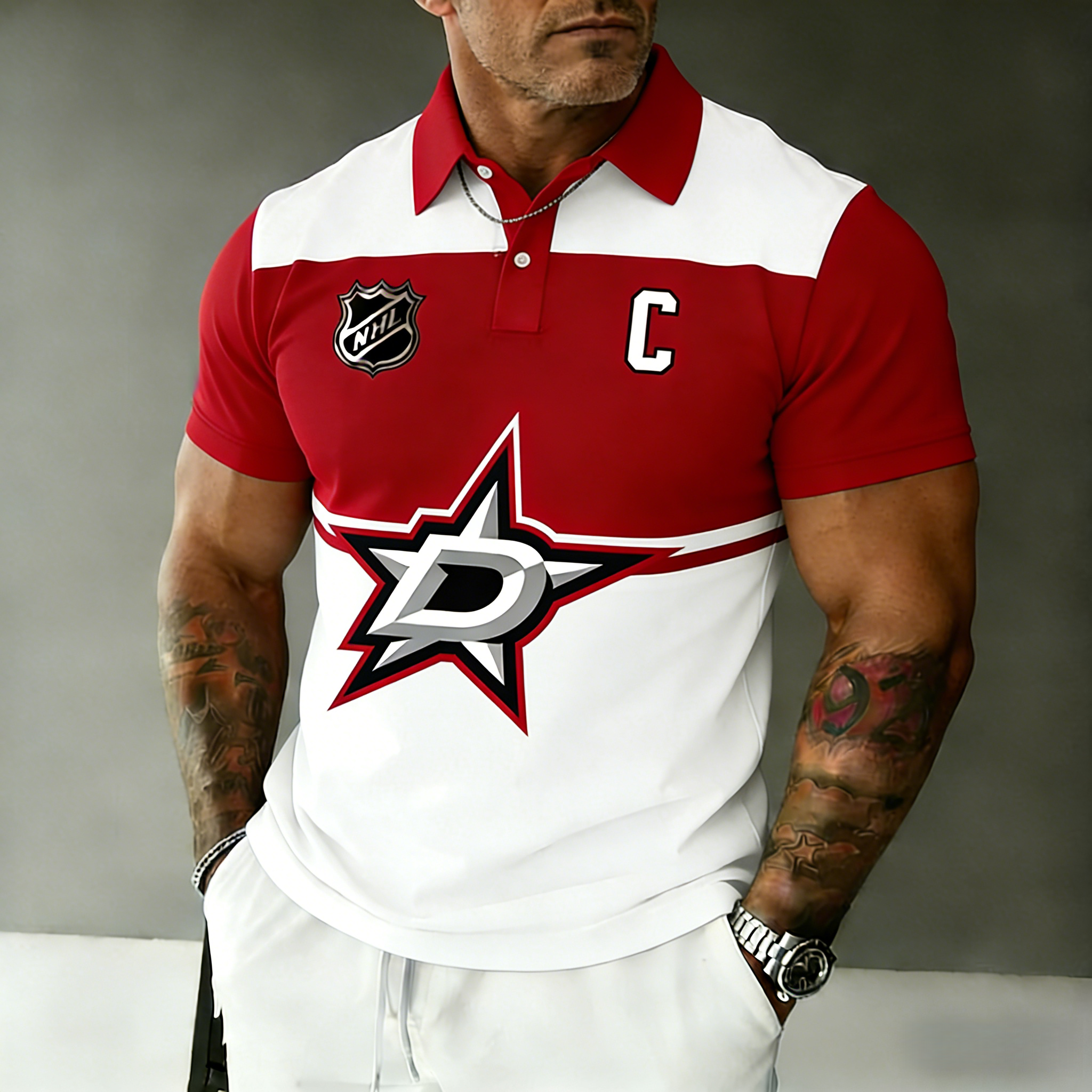 Dallas Stars captain's polo shirt