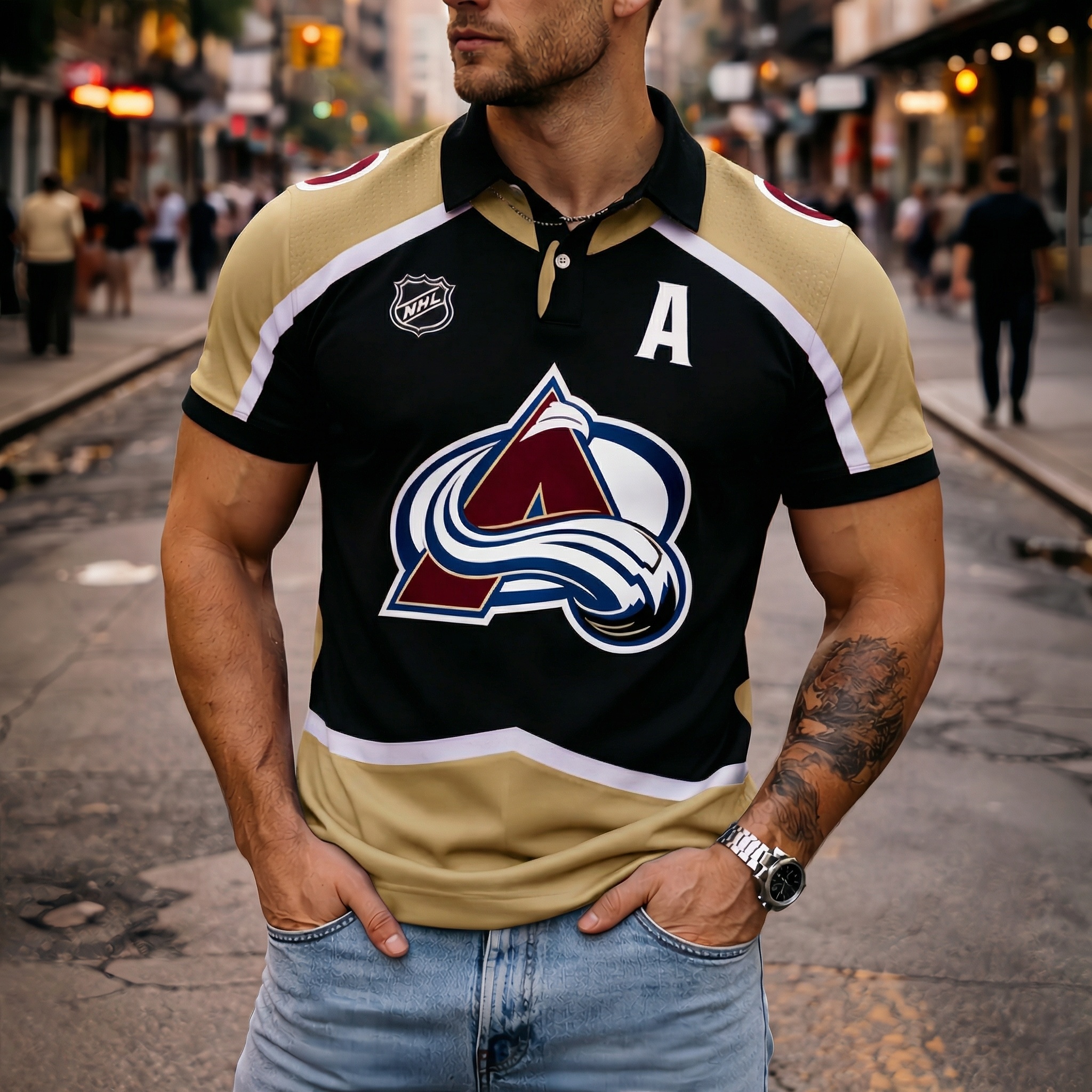 Colorado Avalanche Classic polo T-Shirt