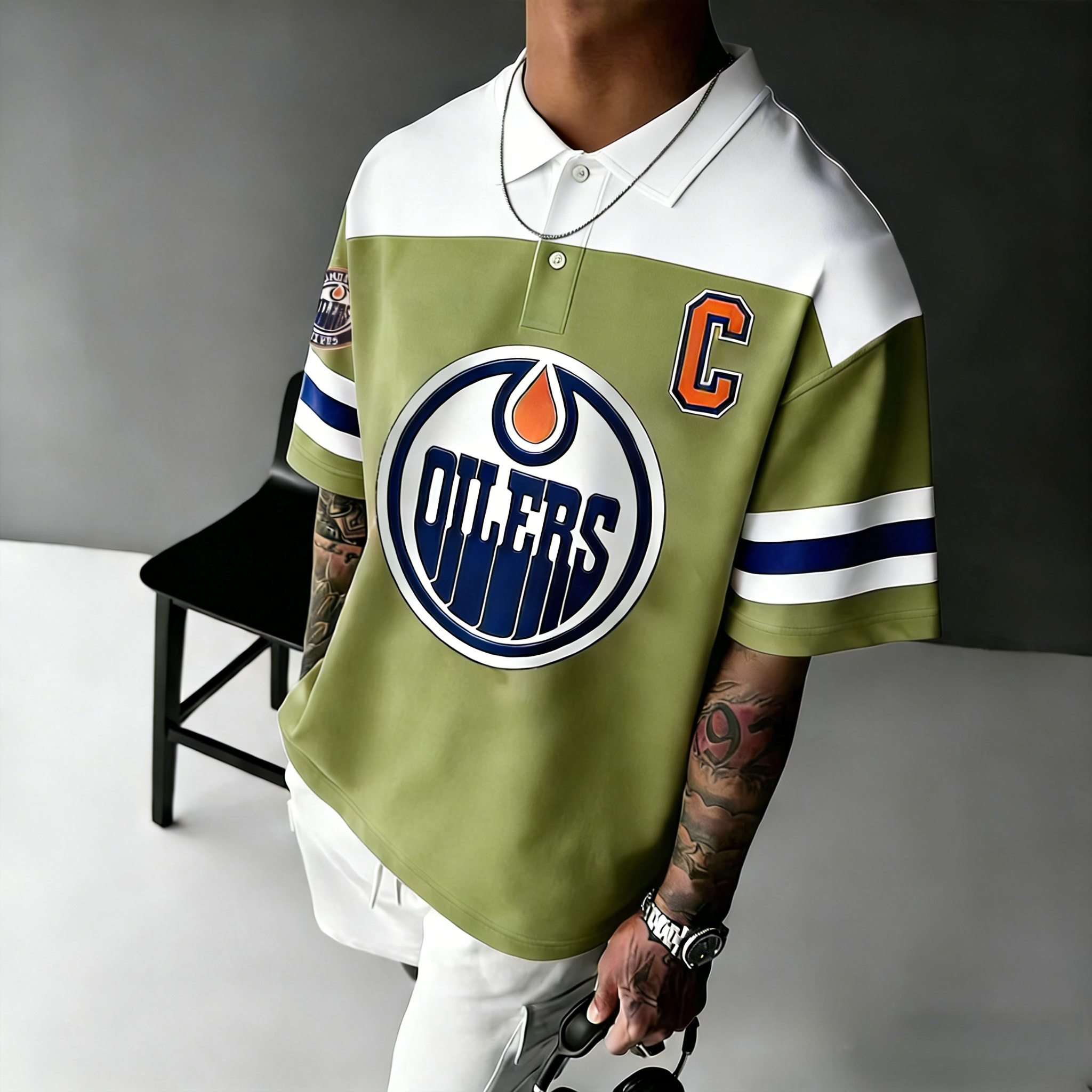Edmonton Oilers Captain "C" Polo Shirt