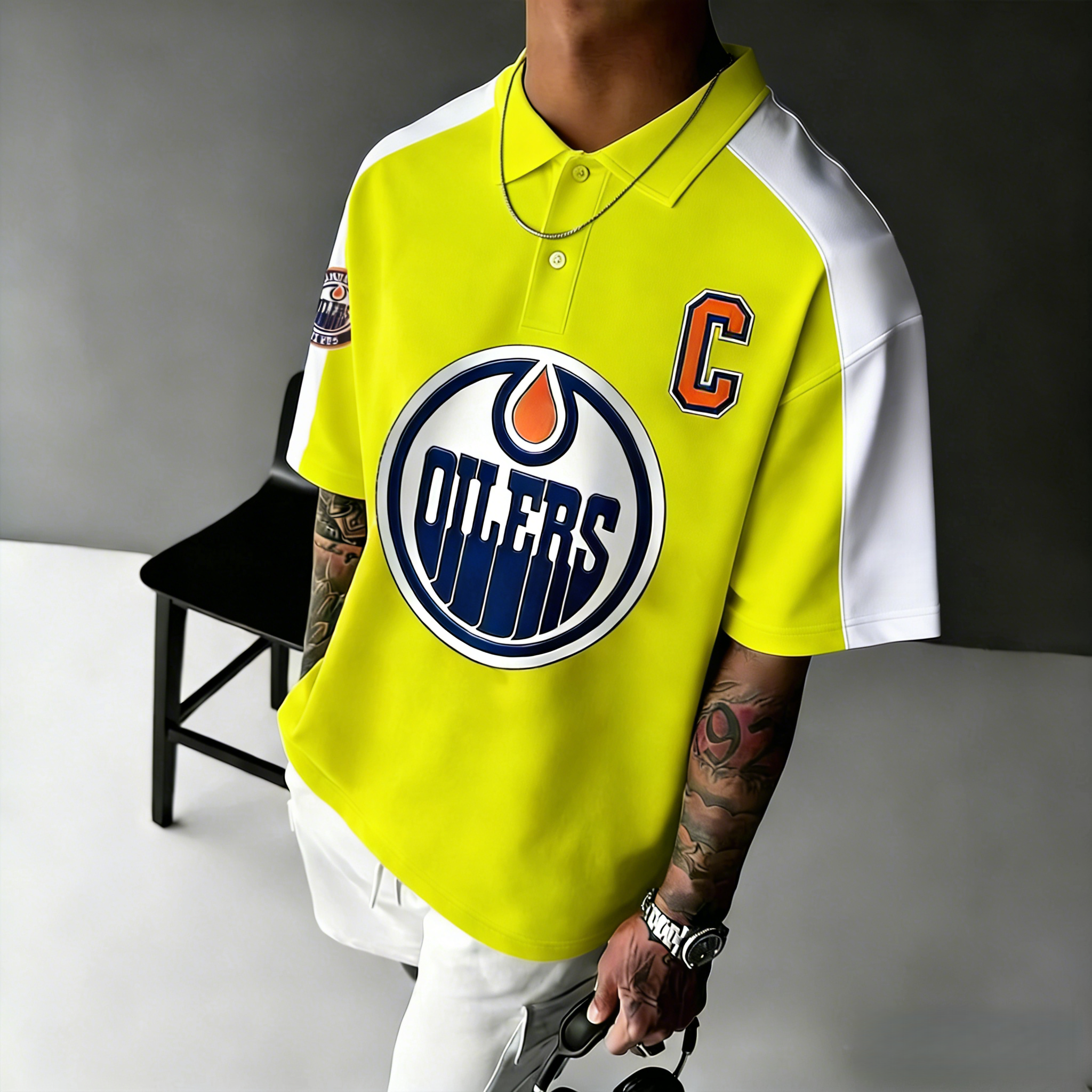 Edmonton Oilers Captain "C" Polo Shirt