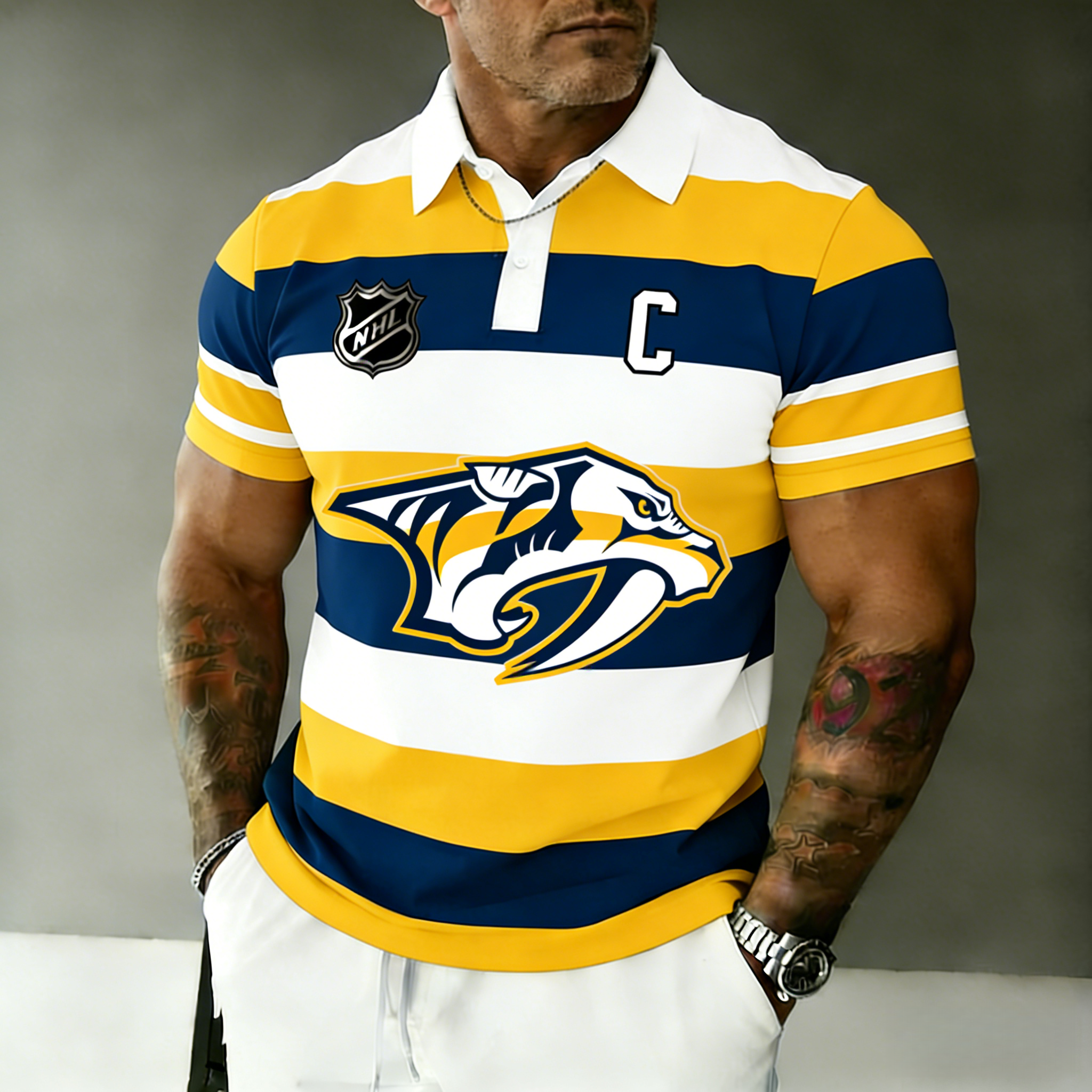 Nashville Predators captain's polo shirt