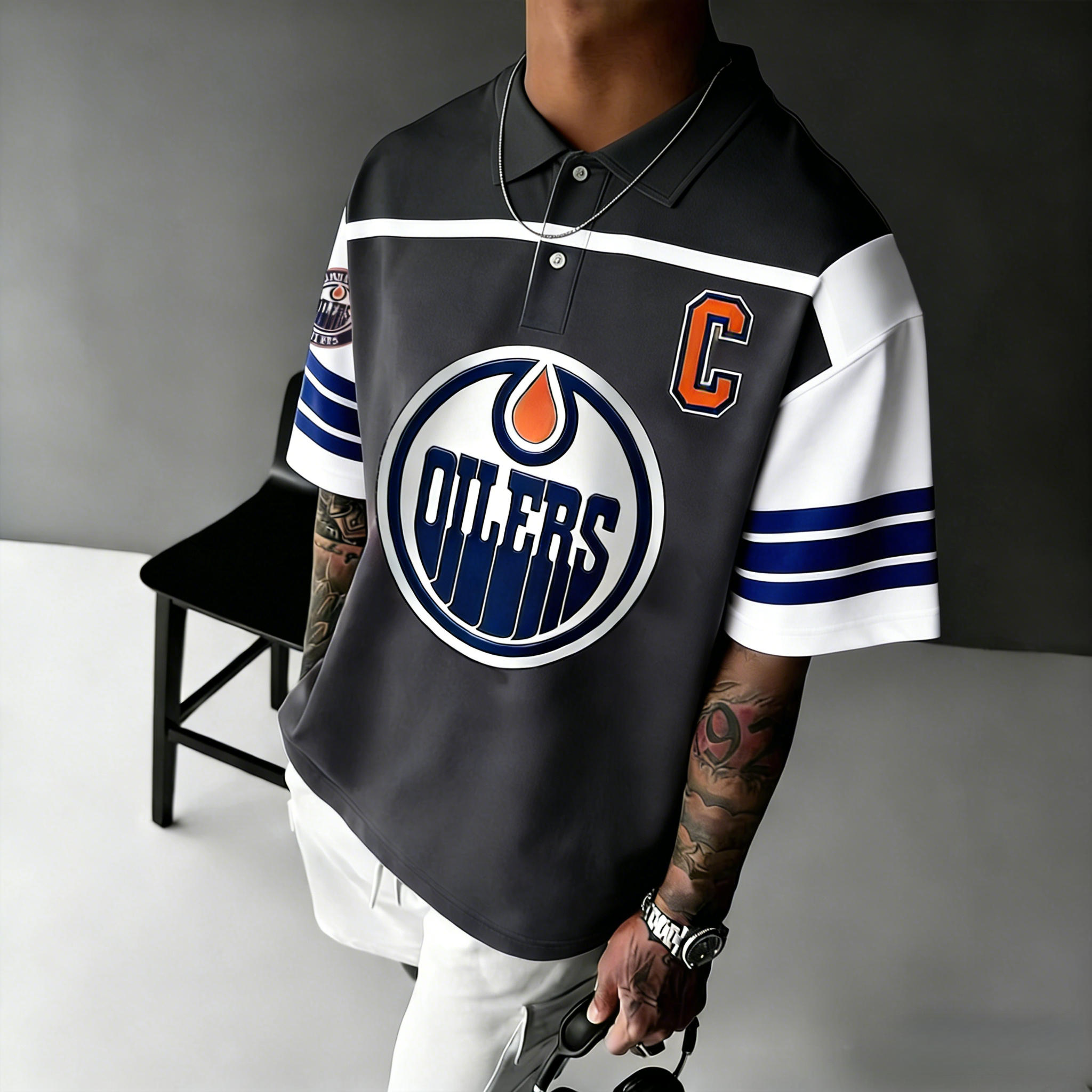 Edmonton Oilers Captain "C" Polo Shirt