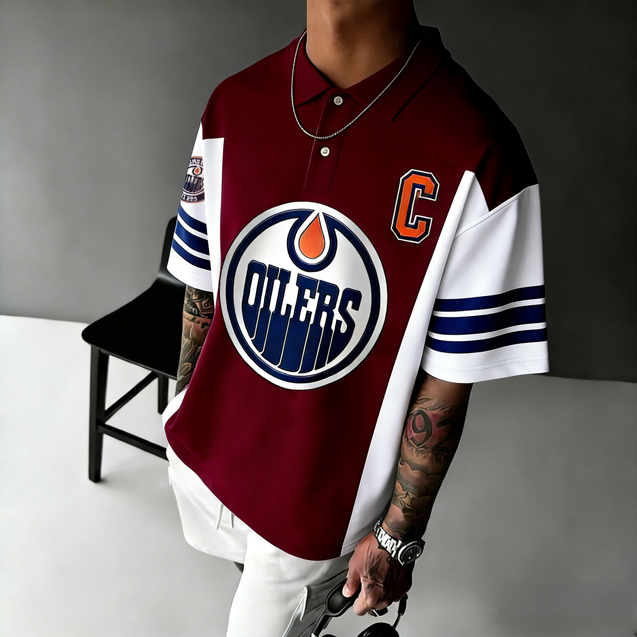 Edmonton Oilers Captain "C" Polo Shirt