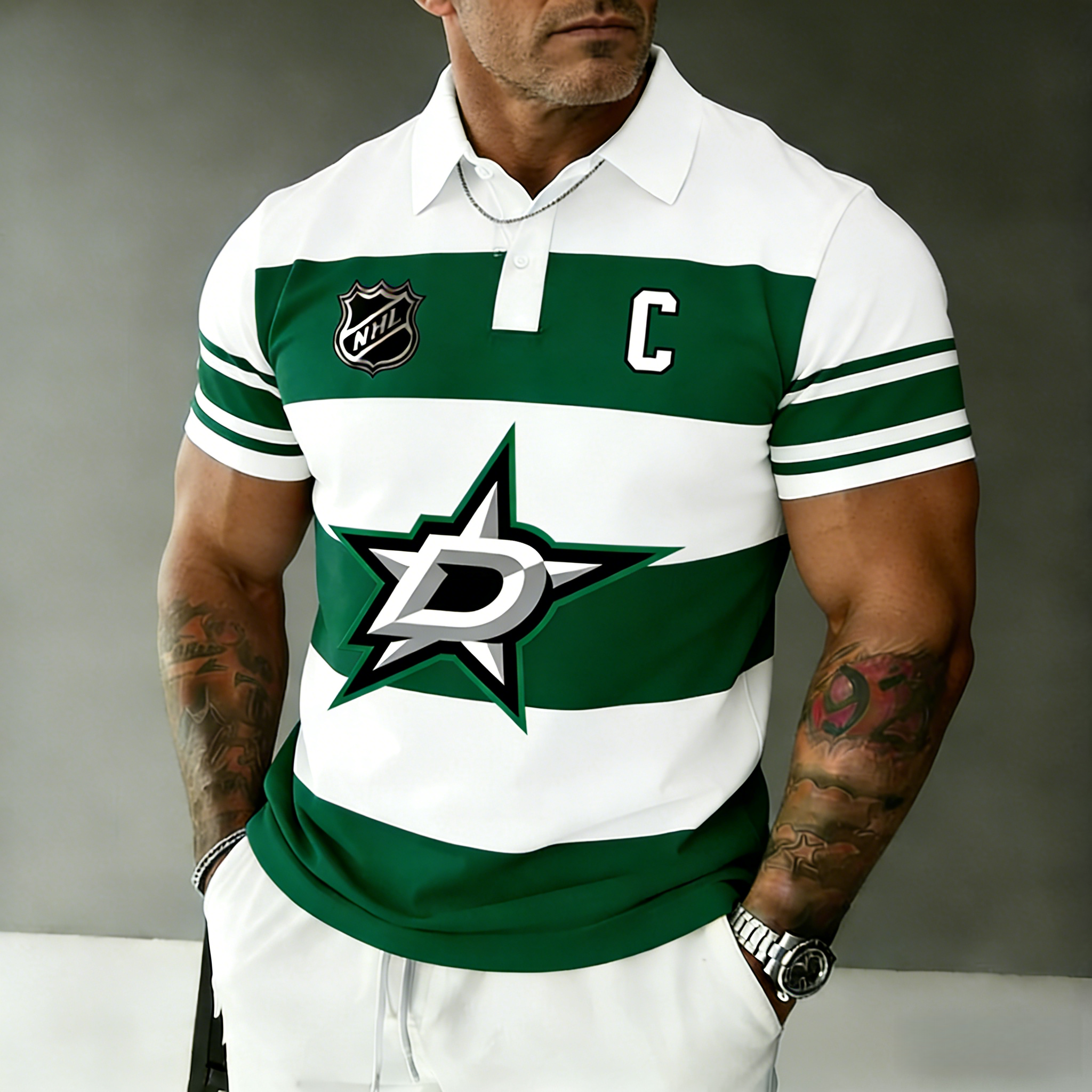 Dallas Stars captain's polo shirt