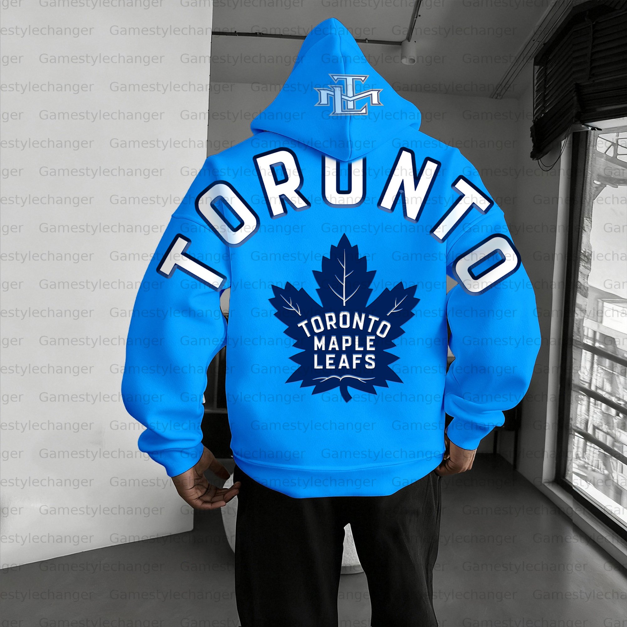 Unisex "Toronto Maple Leafs" Graphic Streetwear Vintage Plush Hoodie