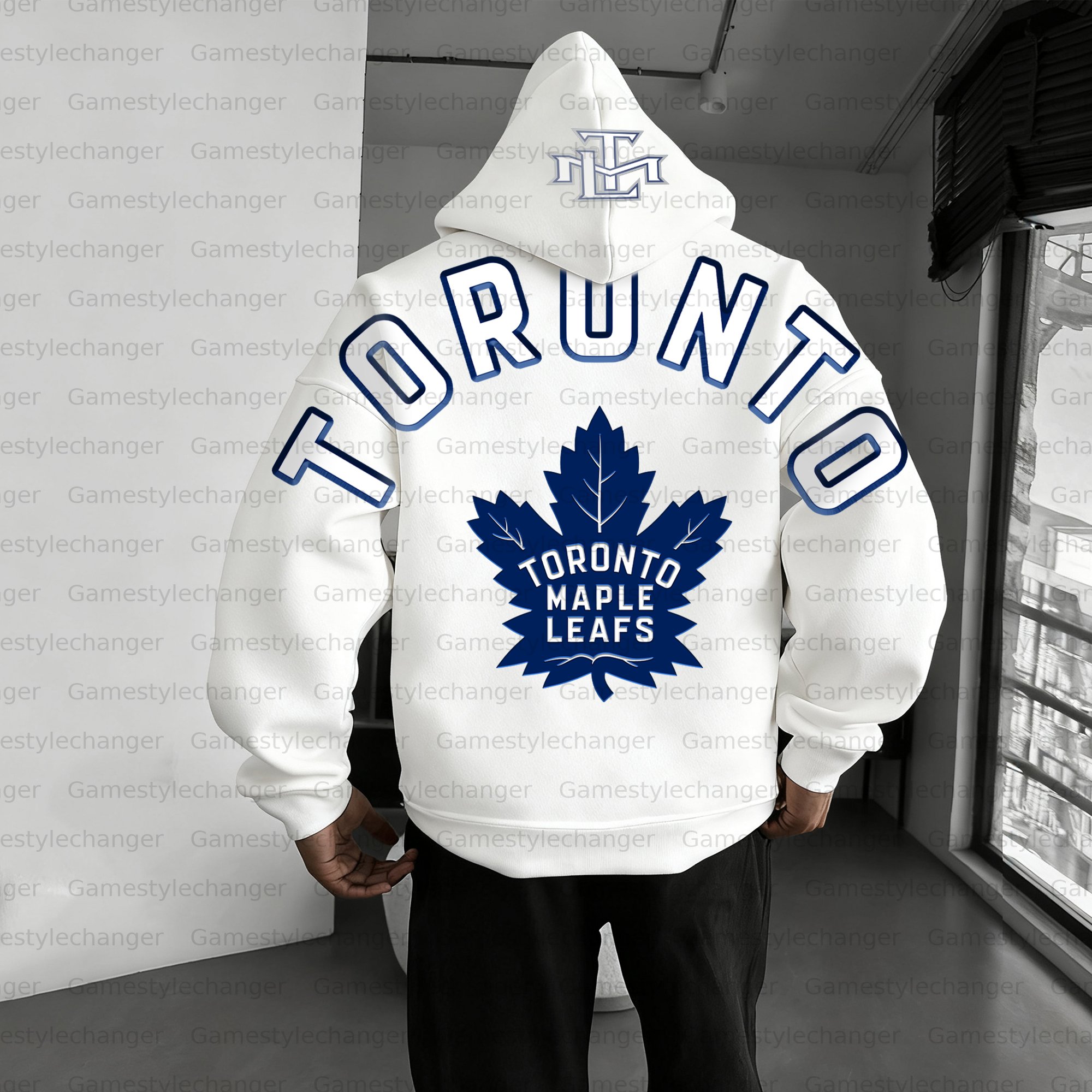 Unisex "Toronto Maple Leafs" Graphic Streetwear Vintage Plush Hoodie