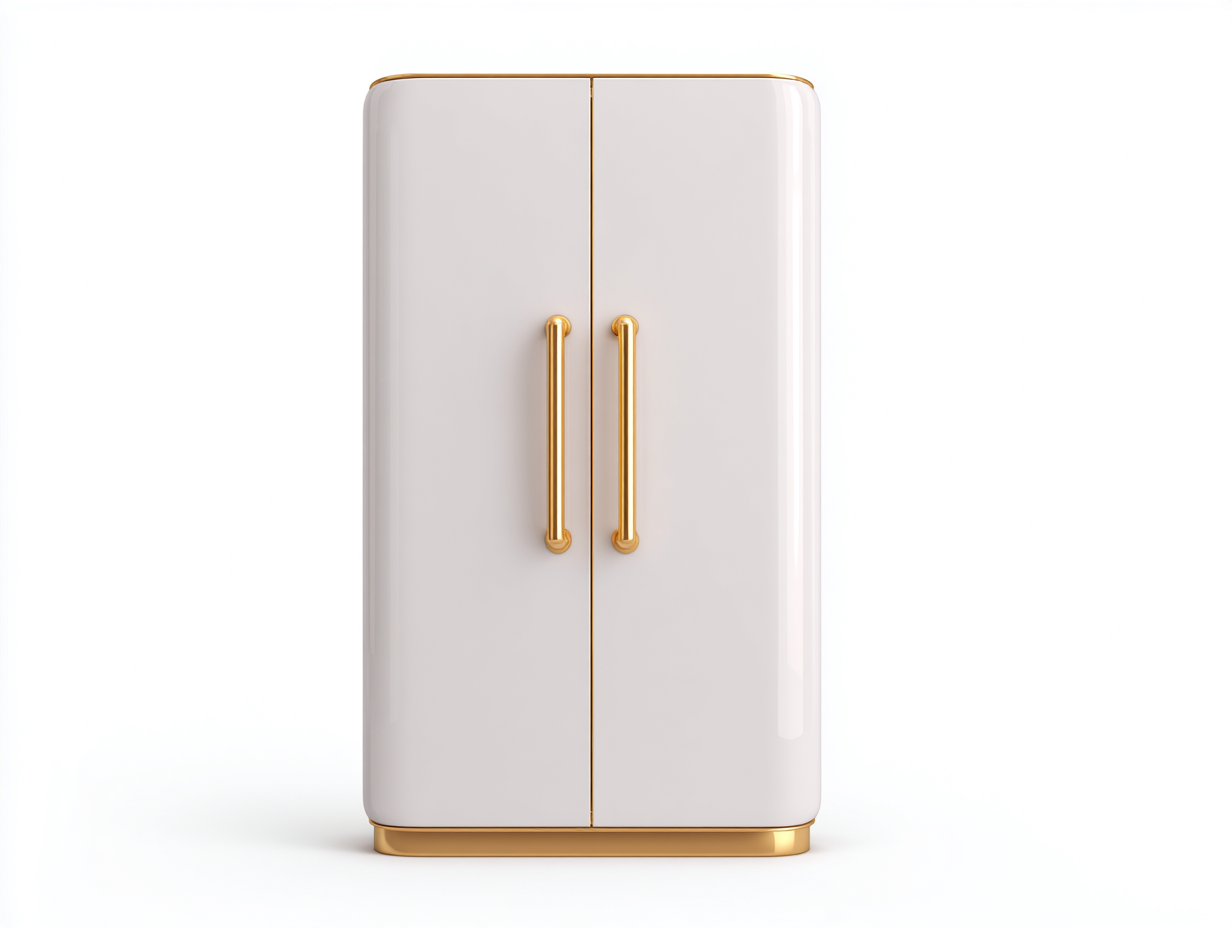 Armoire 2 portes en panneaux finis 95 x 55 x 180 cm - blanc - rangement élégant pour chambre-Luxeupyard