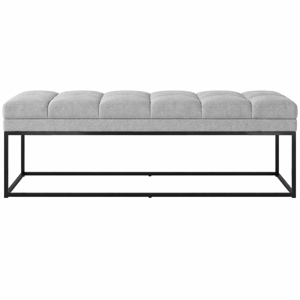 Banquette Rembourrée en Lin pour Salon ou Chambre