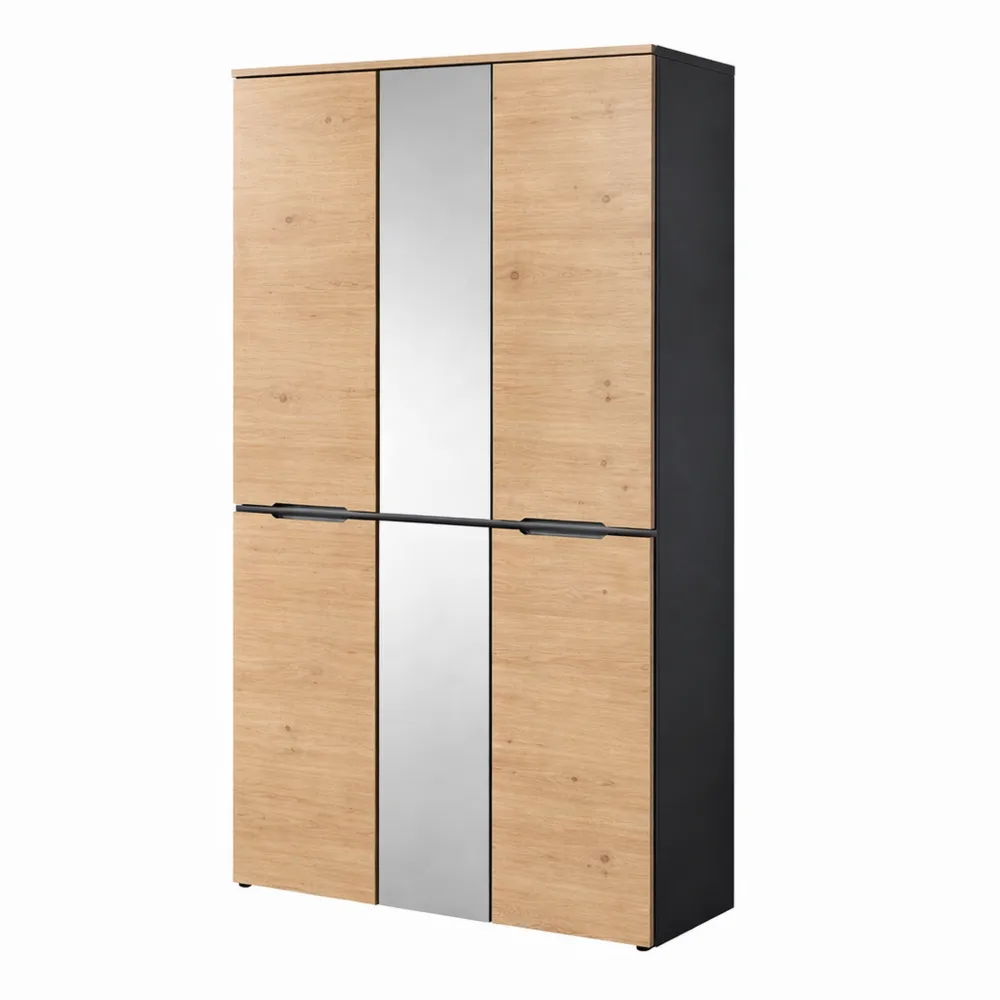 Armoire moderne avec miroir et grand espace de rangement