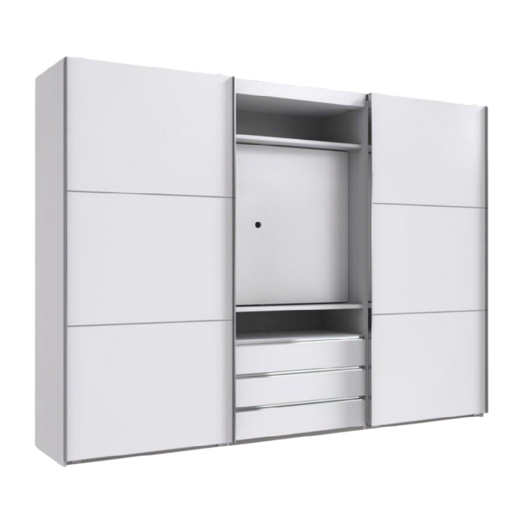 > Meuble de rangement pour salon en MDF - 220 x 40 x 160-nestaroa.com