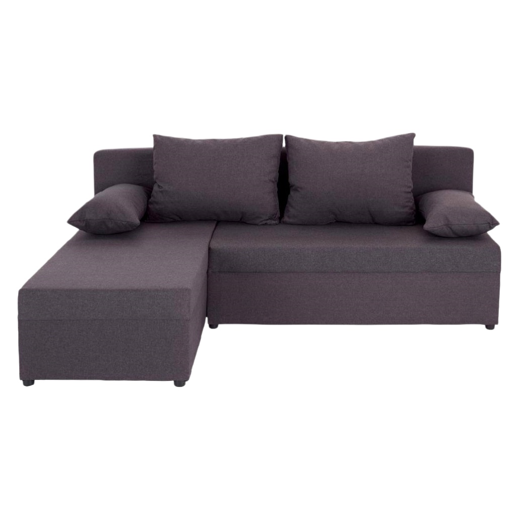 Canapé d'angle convertible en tissu - Pour un aménagement polyvalent - 230 x 150 x 85-nestaroa.com