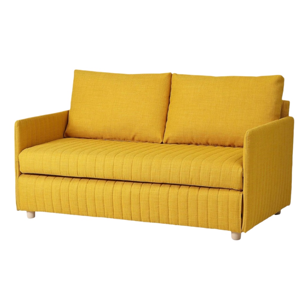 Canapé convertible en tissu - Utilisé dans les salons ou les espaces de vie - Principalement en tissu polyester - Non fournie, dimensions non estimables.-nestaroa.com