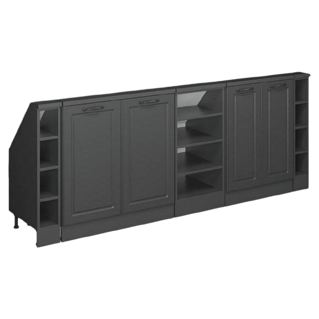 Buffet de salle à manger en bois composite - 200 x 40 x 75-homaranest.com