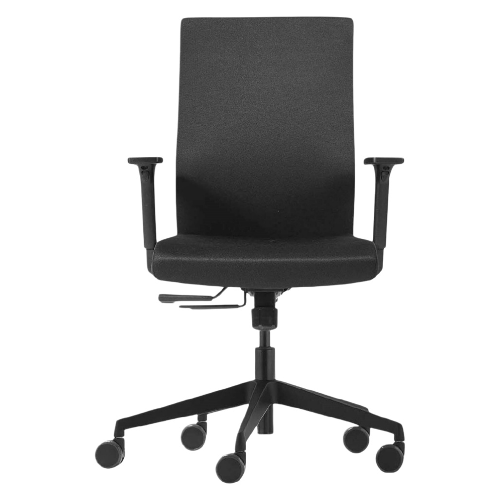Chaise de bureau réglable en tissu - Pour un usage professionnel ou domestique - Structure en plastique et métal - 55 x 60 x 100-homaranest.com