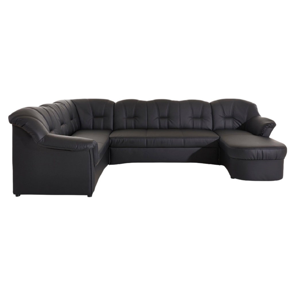 Canapé d'angle en simili cuir pour salon - 200 x 90 x 75-homaranest.com