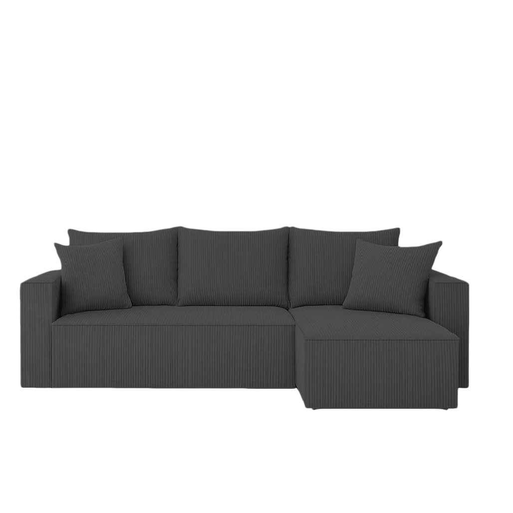 Canapé d'angle en tissu pour salon - 220 x 90 x 80-homaranest.com