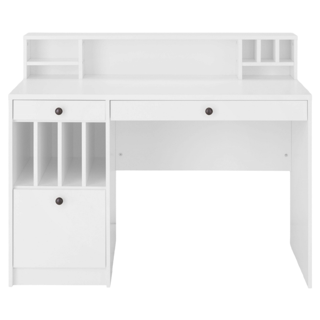 Bureau avec rangement pour bureau en aggloméré - 120 x 60 x 75-homaranest.com