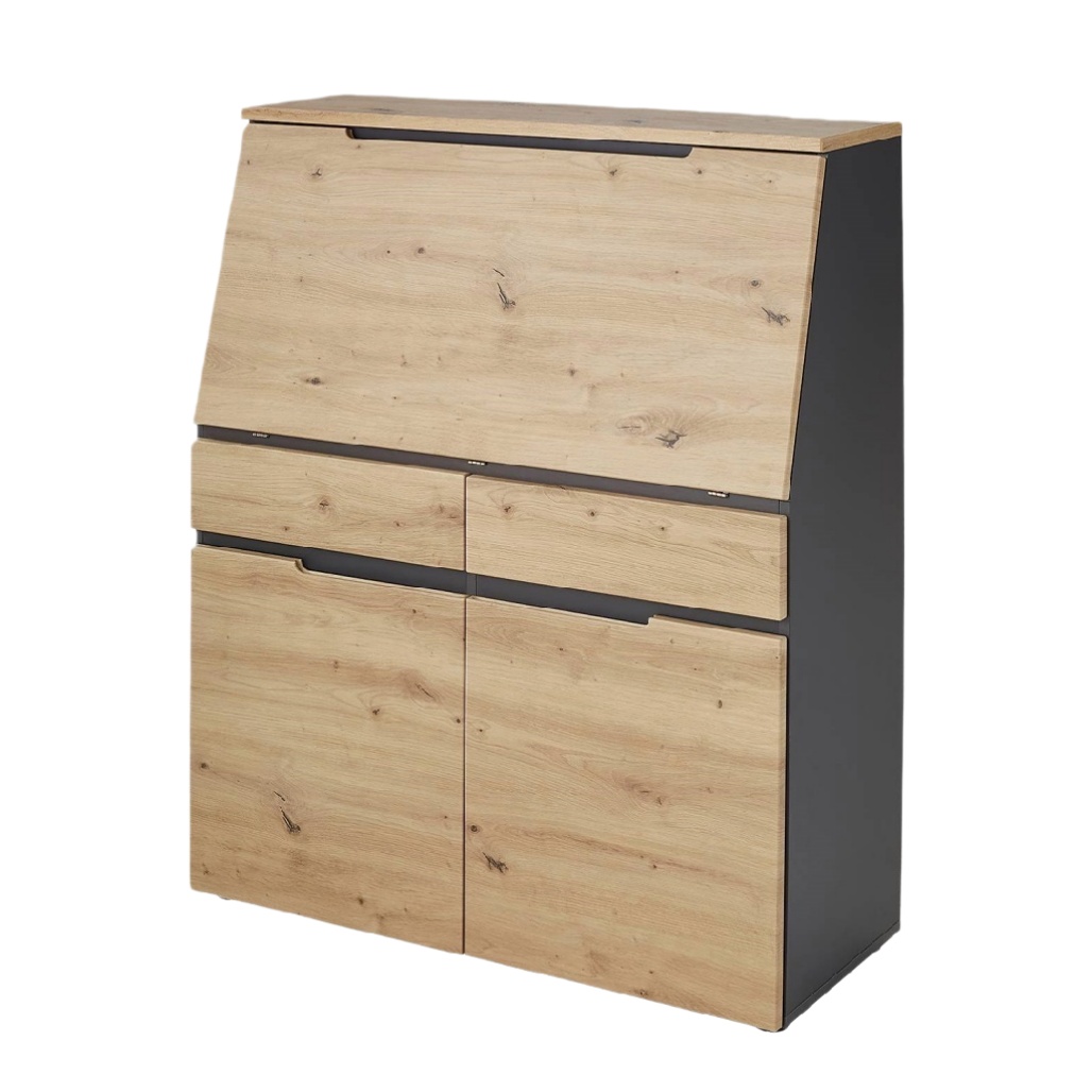Buffet de rangement pour salle à manger en bois et métal - 80 x 40 x 120-homaranest.com