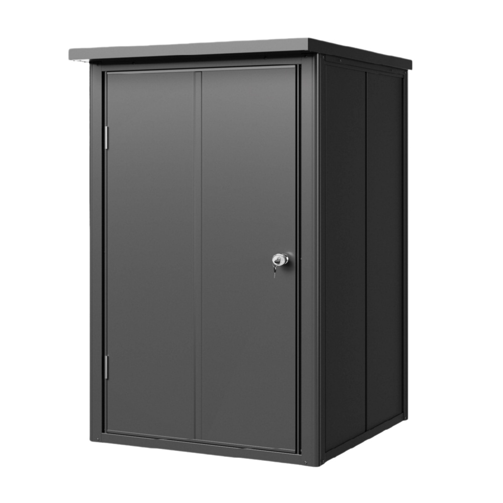 Abri de jardin en métal pour stockage extérieur - 100 x 80 x 180-cozellehome.com