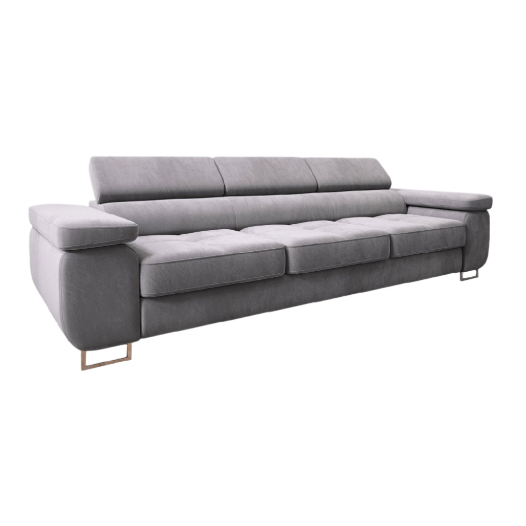 Canapé moderne en tissu, idéal pour un salon ou une salle de séjour - 250 x 100 x 85-cozellehome.com