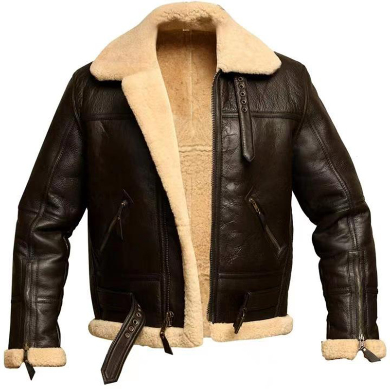 NEU ANKUNFT – TOP GUN JOLLY ROGERS FLIGHT LEDERJACKE SCHWARZ