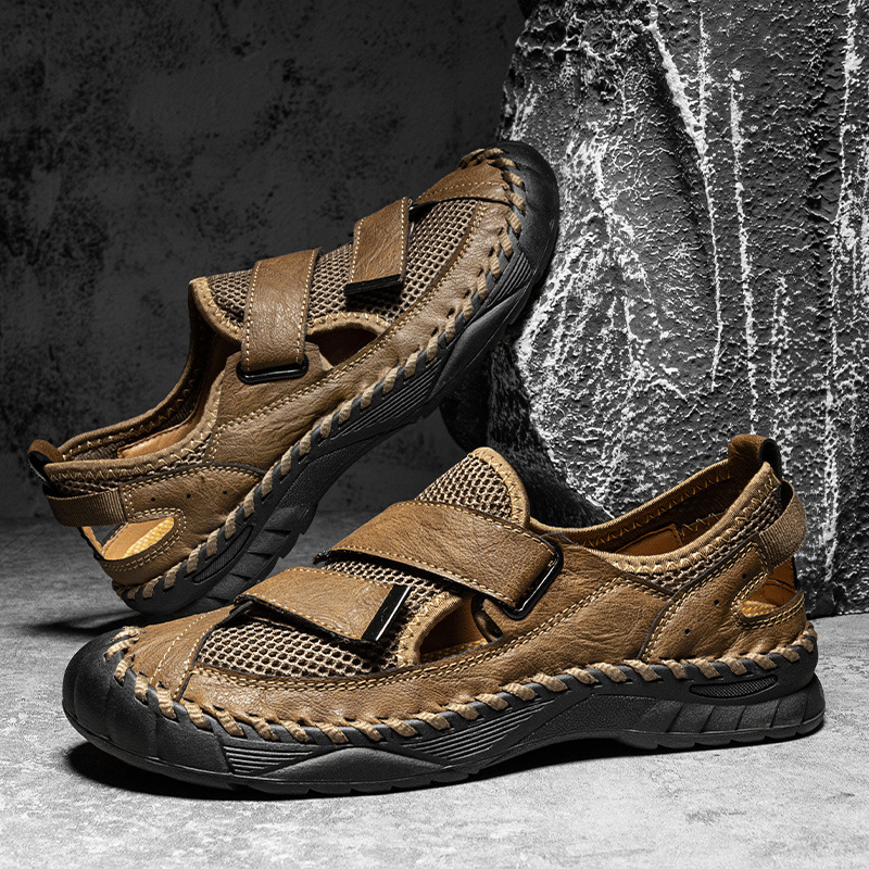 🎁 Don’t Miss 50% -The 2026 'Walking on Clouds' Leather Sandal That Thousands of Men Are Switching To