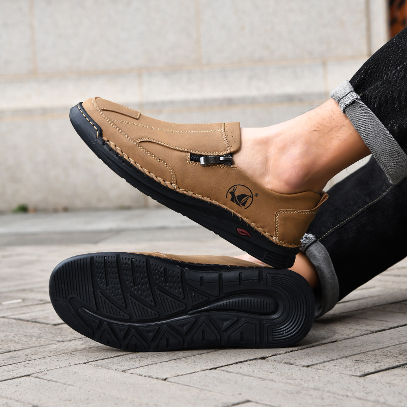 ⏰ Last Chance 45%!- Men's Genuine Leather Outdoor Casual Shoes