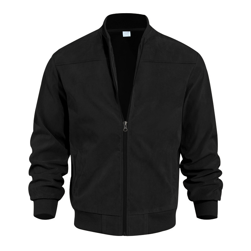 Men's Soft Sherpa-Lined Suede Jacket – Cozy Comfort for Fall