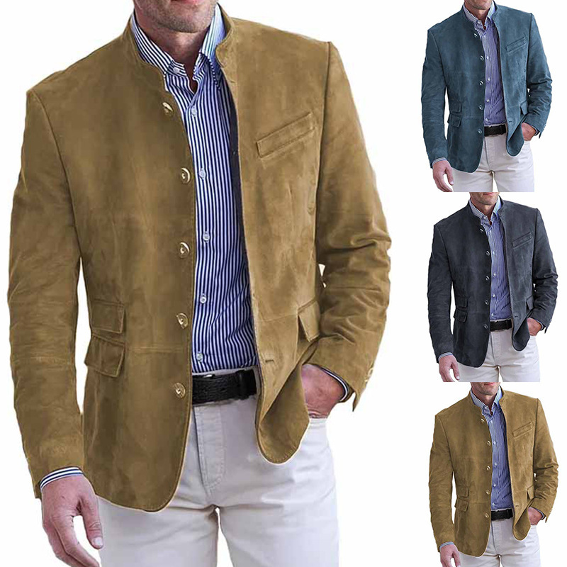 ⭐Letzter Tag 70 % Rabatt-Yellowstone Serie Herren Vintage Mittel-Lang Lederjacke