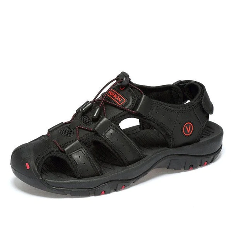 🎁 Don’t Miss 45% -Men’s Leather Support Sandals – Lightweight & Non-Slip
